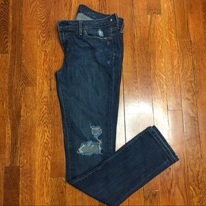 Levi's distressed jeans